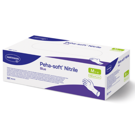 Hartmann Peha Soft Fino blue nitrile gloves 150pcs
