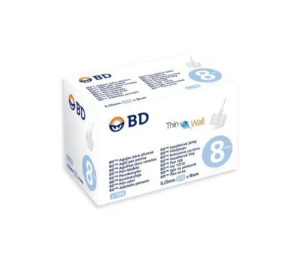 B.D. Microfine Thin Wall 31G - 8mm