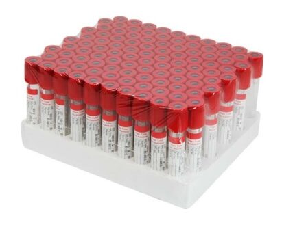 Φιαλίδια Vacutainer κενά LABTUB κόκκινα 5ml  -100τμχ