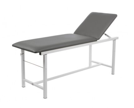 Examination bed with square frame