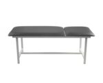 Examination bed with square frame