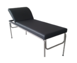 Examination bed with headrest