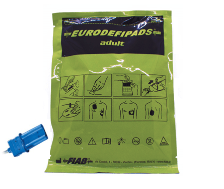 Adult defibrillator electrodes for Schiller Fred defibrillators Adult defibrillator electrodes for Schiller Fred defibrillators