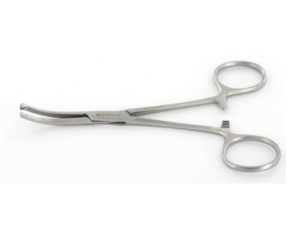 Kocher forceps curved
