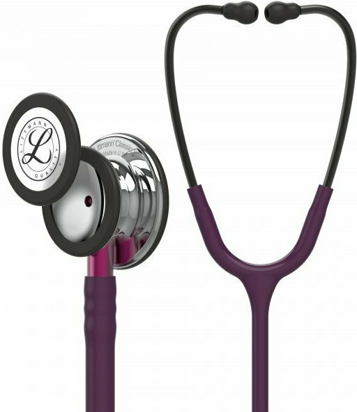 Στηθοσκόπιο - 3M Littmann Classic III Special Edition Plum Mirror Finish Pink Stem 5960 Στηθοσκόπιο - 3M Littmann Classic III Special Edition Plum Mirror Finish Pink Stem 5960