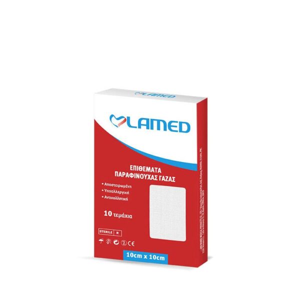 Paraffin gauze sterile 10x10 LAMED - 10pcs