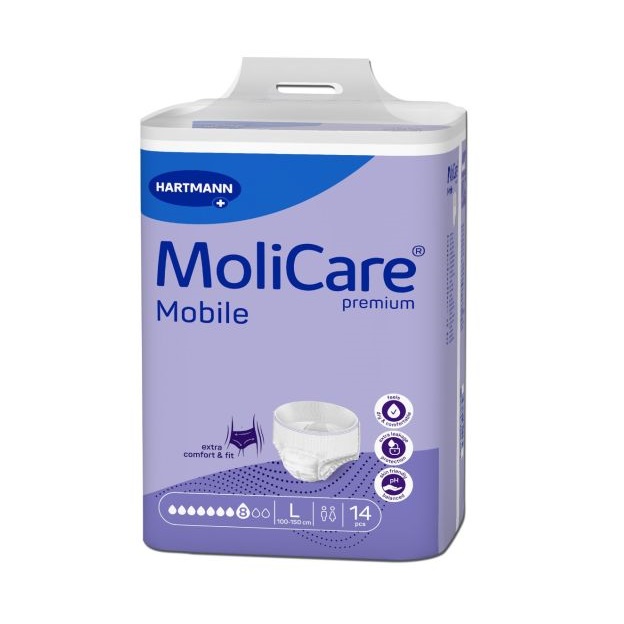 Βρακάκι ακράτειας νύχτας Molicare Mobile Hartmann - 14τμχ