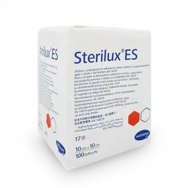 Γάζες μη αποστειρωμένες 10x10cm Sterilux Hartmann -100τμχ Γάζες μη αποστειρωμένες 10x10cm Sterilux Hartmann -100τμχ