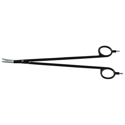 Bipolar diathermy scissors 18 cm - curved