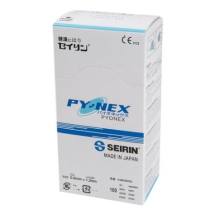 Βελόνες βελονισμού ημιμόνιμες Seirin Pyonex 0.2 x 1.2 mm - 100 τμχ